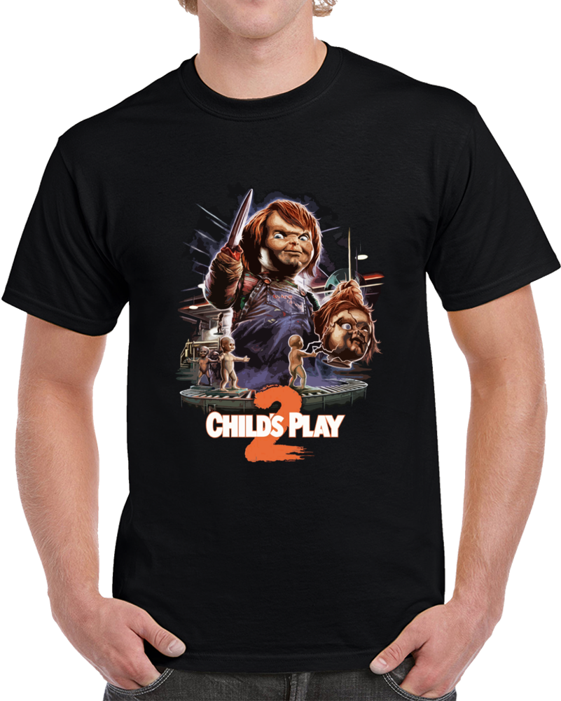 Child's Play 2 Chucky Horror Movie T Shirt