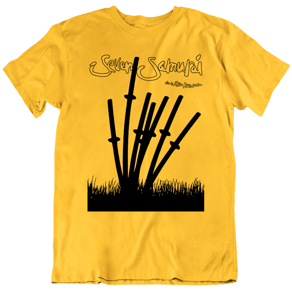 Seven Samurai Akira Kurosawa Japanese Movie Fan T Shirt