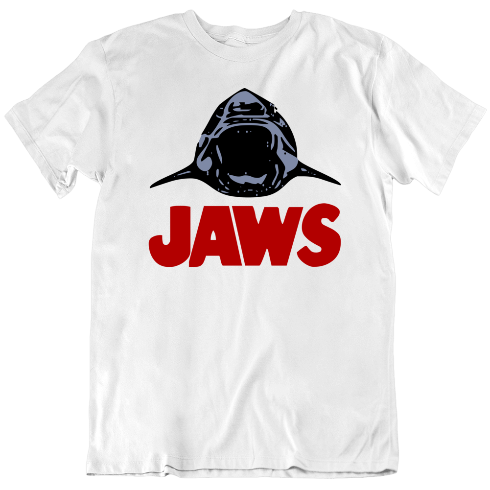 Jaws 70s Blockbuster Shark Steven Spielberg Fan Movie T Shirt