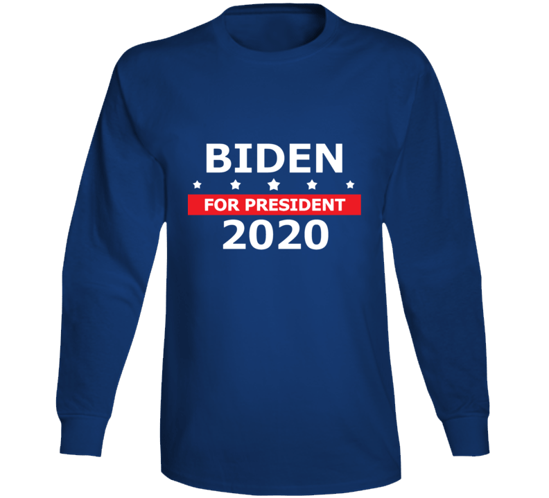 Joe Biden For President Usa Democrat Long Sleeve