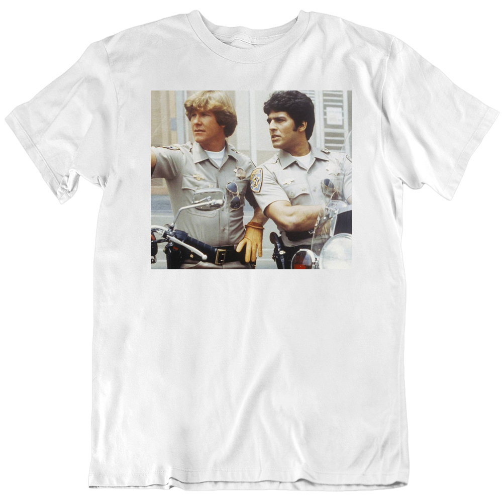 Chips Ponch John 80s Tv Fan T Shirt