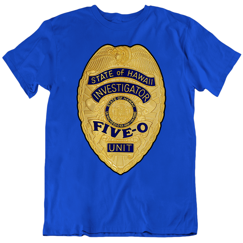 Hawaii Five O Badge Tv Fan T Shirt