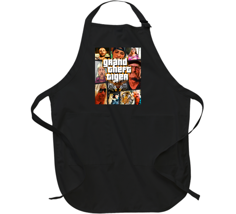 Joe Exotic Parody Grand Theft Tiger Parody Funny Apron