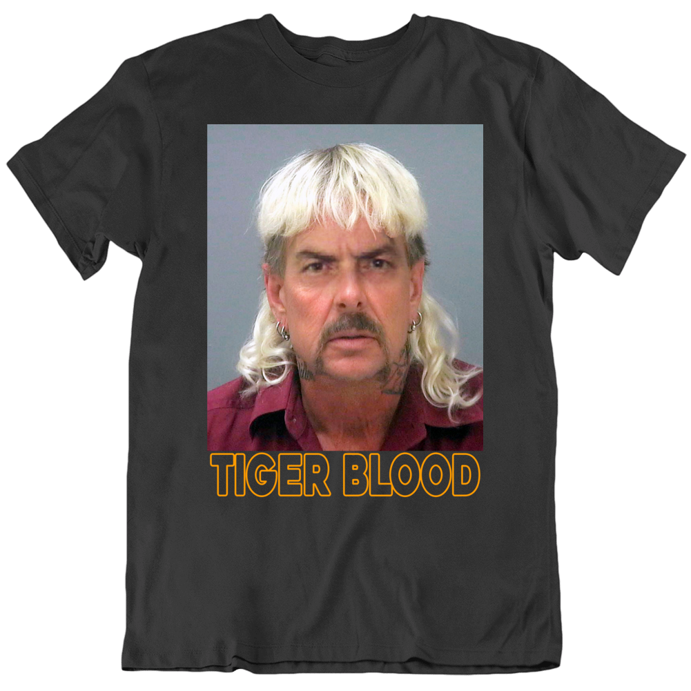 Tiger Blood Joe Exotic Charlie Sheen Parody Deepfake T Shirt