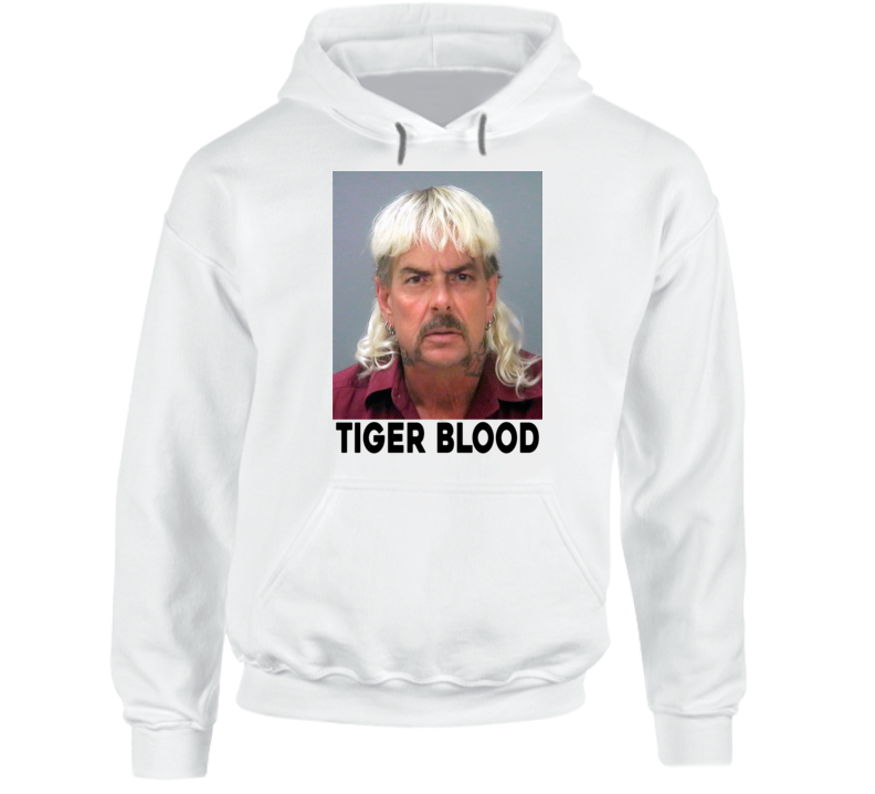 Tiger Blood Joe Exotic Charlie Sheen King Funny Parody Deepfake Hoodie