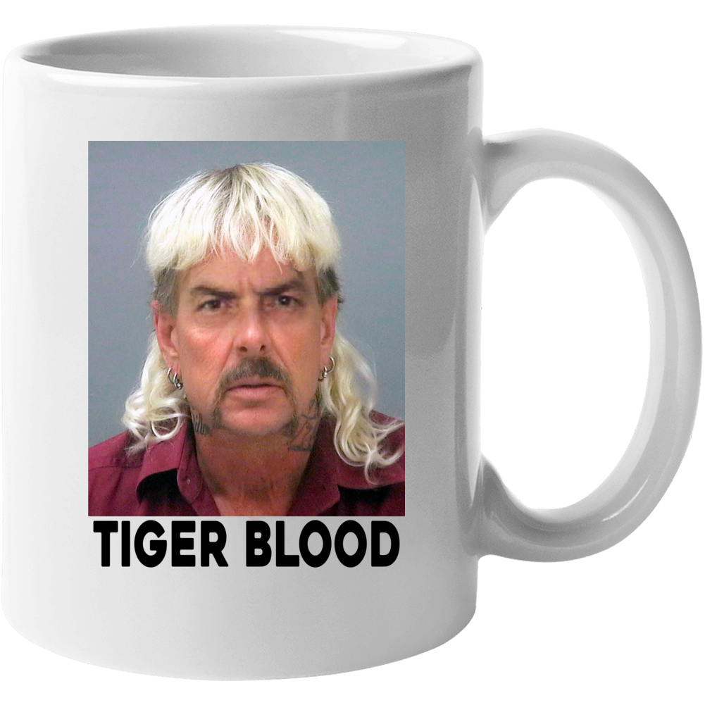 Tiger Blood Joe Exotic Charlie Sheen King Funny Parody Deepfake Mug