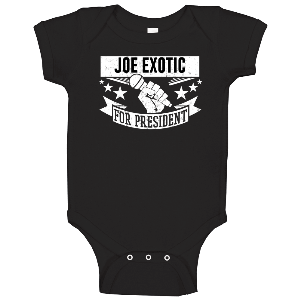 Joe Exotic For President Funny Tiger King Funny Baby One Piece