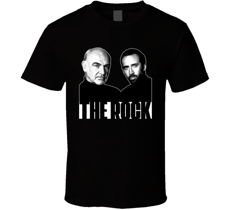 The Rock Sean Connery Nicholas Cage Movie Fan T Shirt