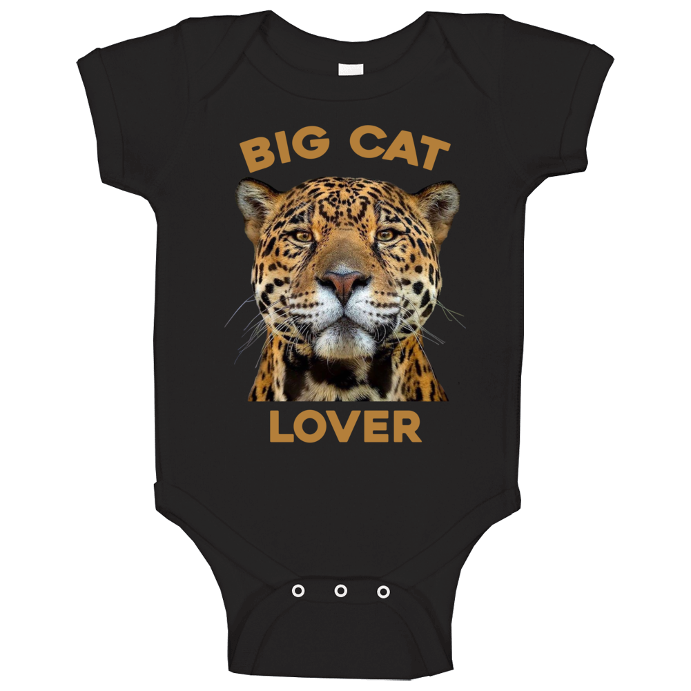 Big Cat Lover Cheetah Lion Tiger Lynx Bobcat Animal Fan Baby One Piece