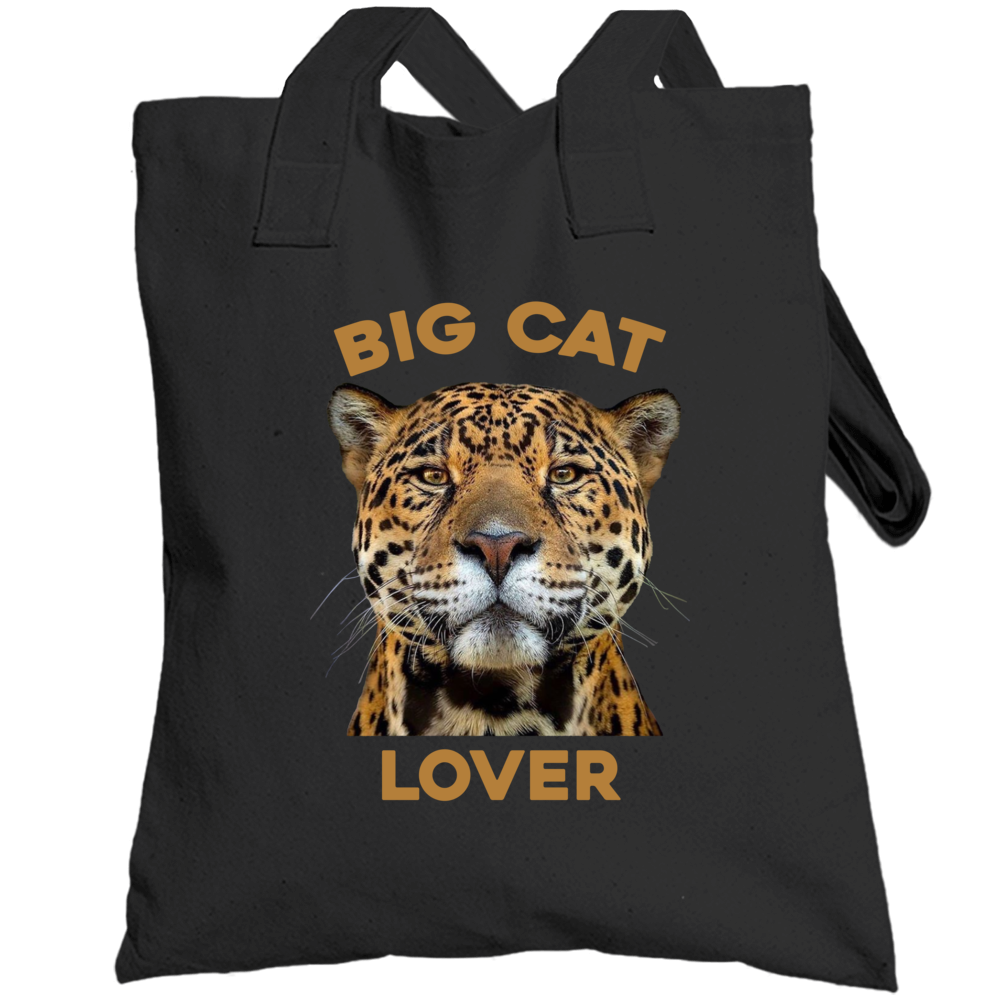 Big Cat Lover Cheetah Lion Tiger Lynx Bobcat Animal Fan Totebag