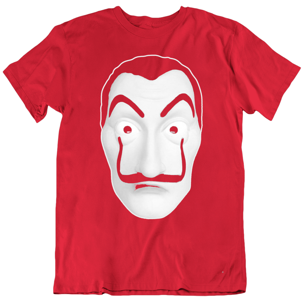 Money Heist Salvador Dali Mask Tv Fan T Shirt