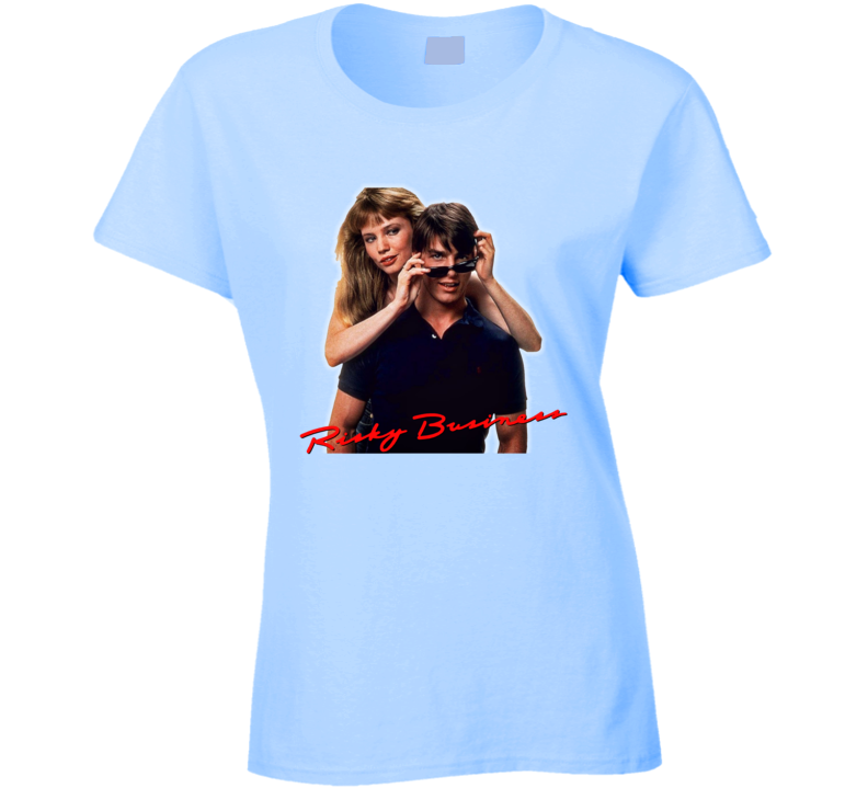 Tom Cruise Risky Business 80s Movie Fan Ladies T Shirt