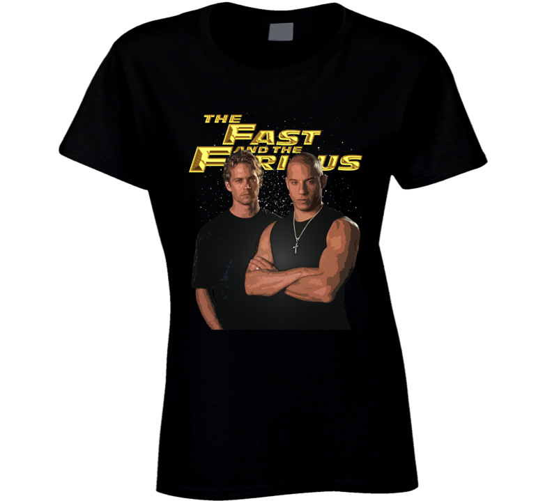 The Fast And The Furious Car Racing Movie Fan Ladies T Shirt