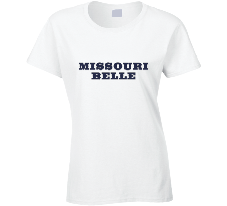 Ozark Missouri Belle Casino Fan Ladies T Shirt