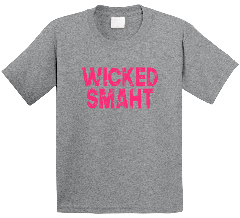 Wicked Smaht Smart Funny Boston Irish T Shirt