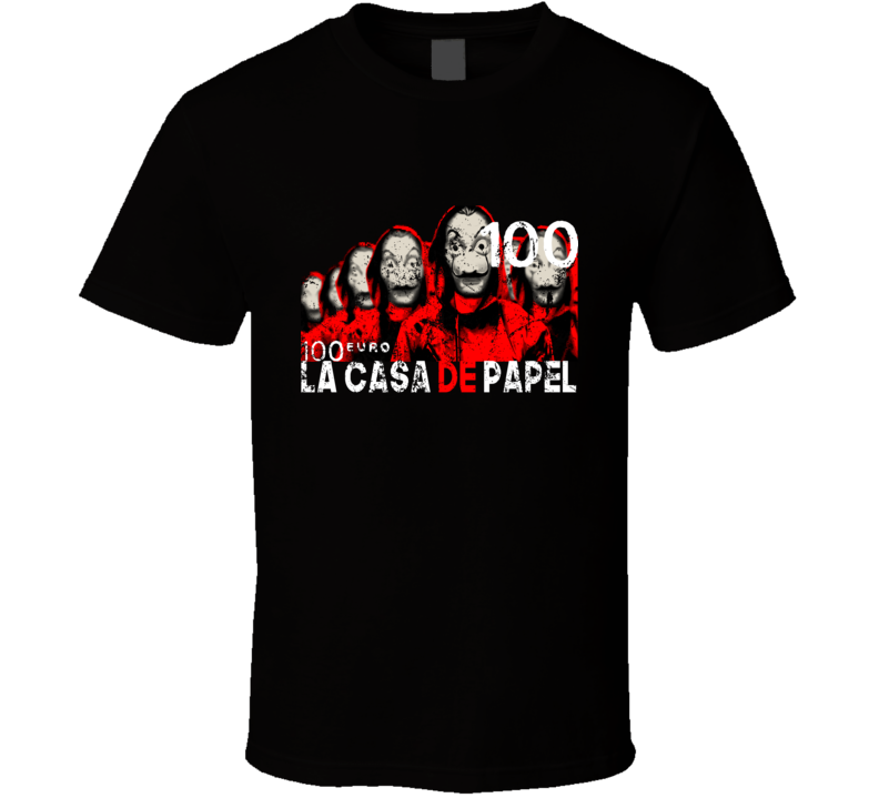 La Casa De Papel Money Heist Spanish Series Fan T Shirt