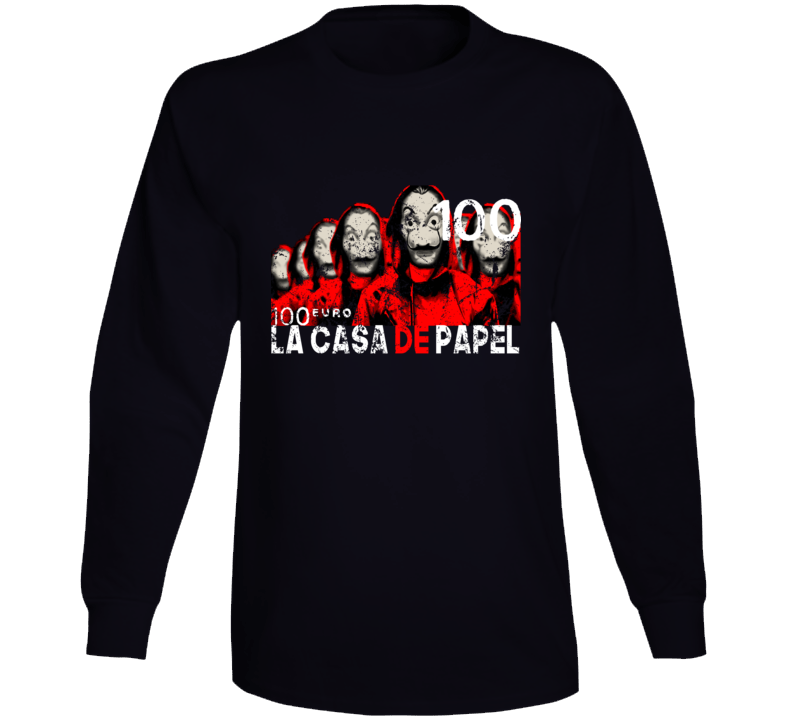 La Casa De Papel Money Heist Spanish Series Fan Long Sleeve