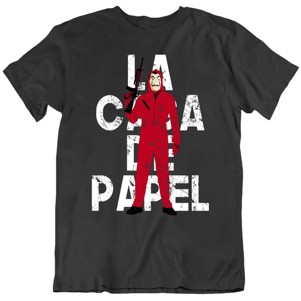 La Casa De Papel Money Heist Spanish Tv Fan T Shirt