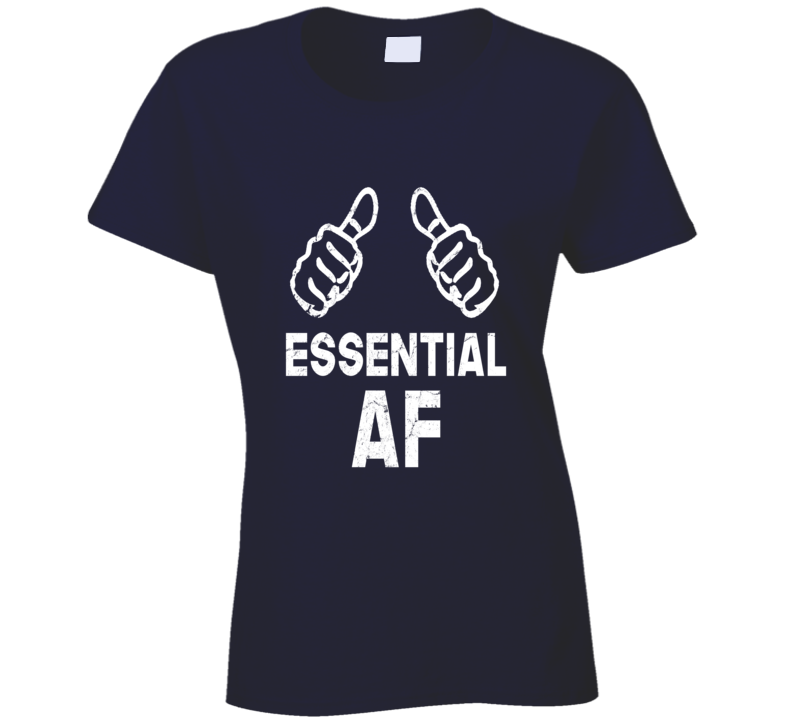 Essential Af Employee Pray Love Hero Ladies T Shirt