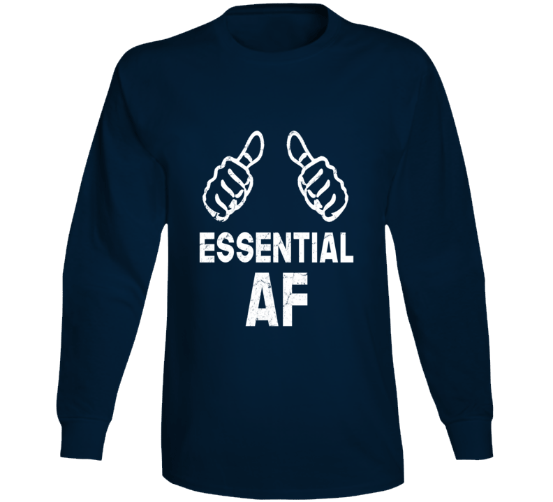 Essential Af Employee Pray Love Hero Long Sleeve