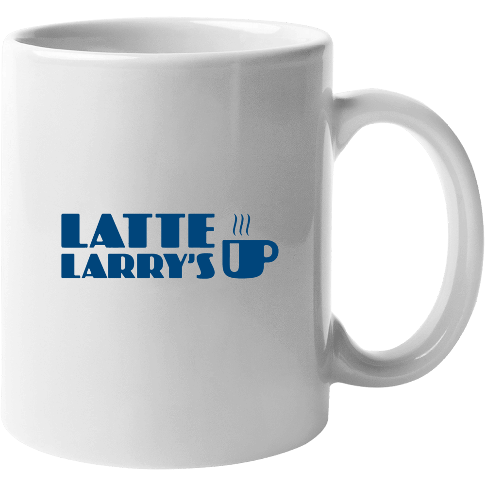 Latte Larry Coffee Curb Parody Mug