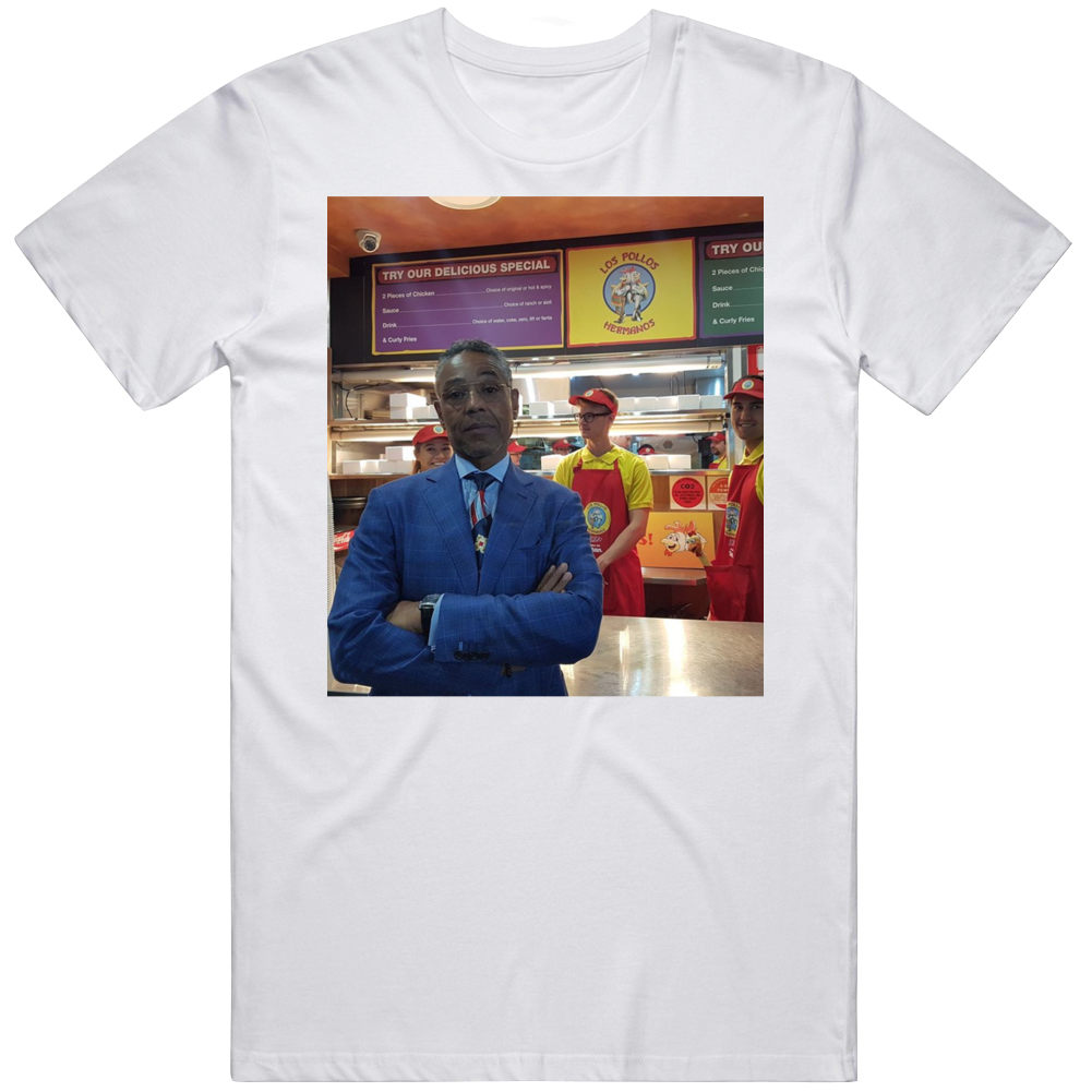 Gus Los Pollos Hermanos Breaking Bad Better Call Saul Parody Fan T Shirt