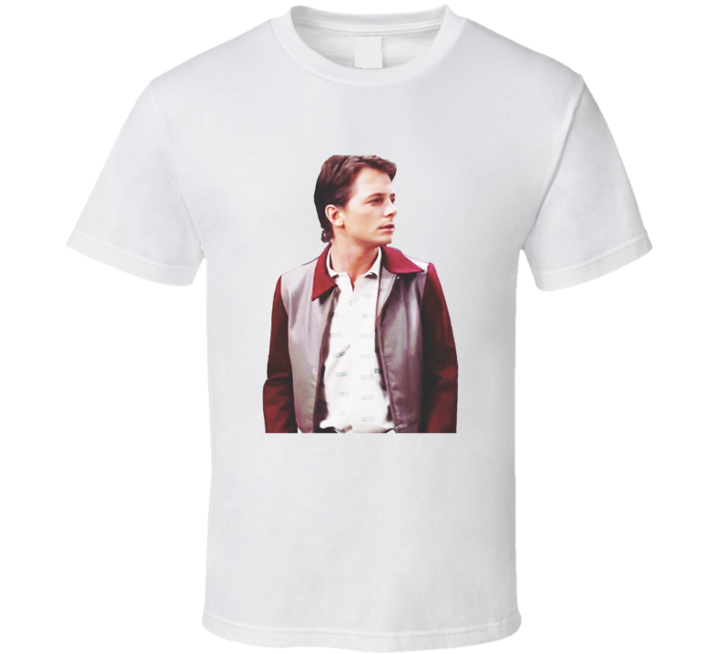 Marty Back To The Future 80s Movie Fan T Shirt