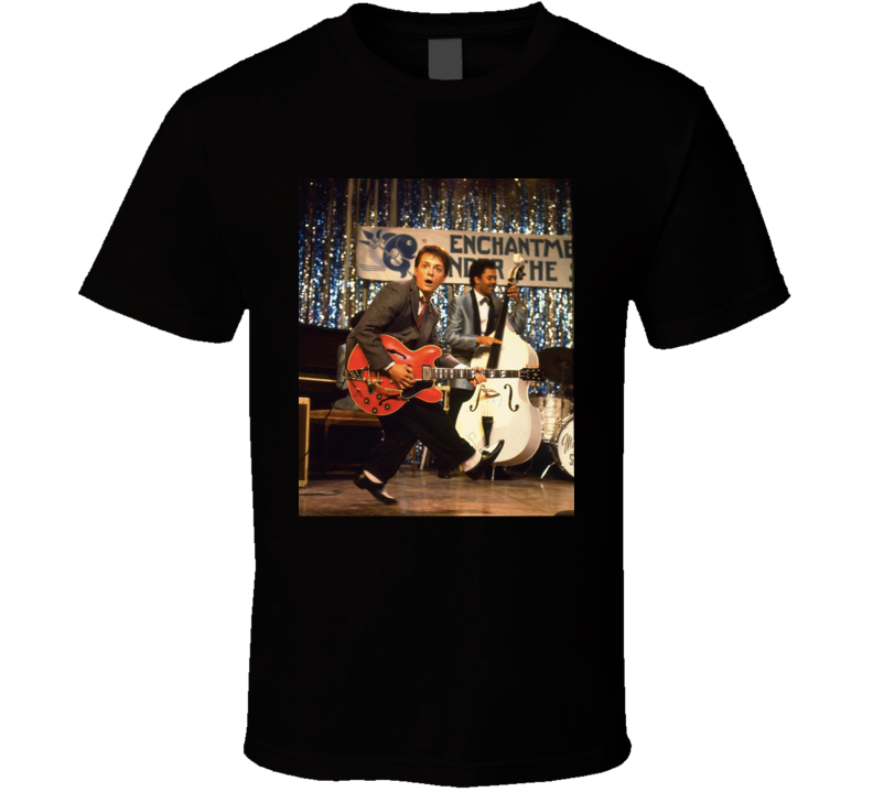 Marty  Guitar Back To The Future Movie 80s T Shirt