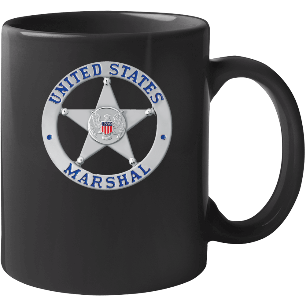 Us Marshal Badge Desk Prop Mug Mug