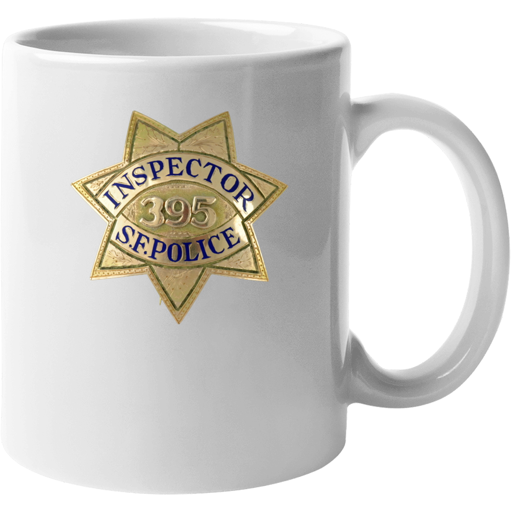 Inspector San Francisco Police Badge Desk Prop Cool Mug Mug