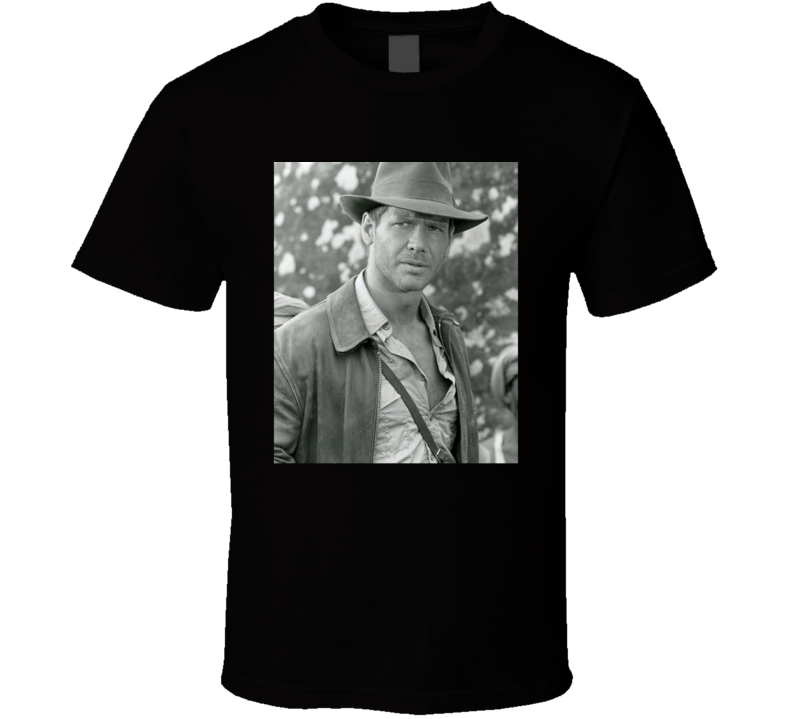 Indiana Jones Harrison Ford Classic Movie Fan T Shirt