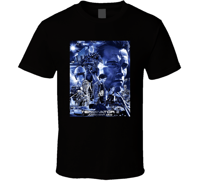 Terminator 2 Arnold Schwarzenegger Movie T Shirt