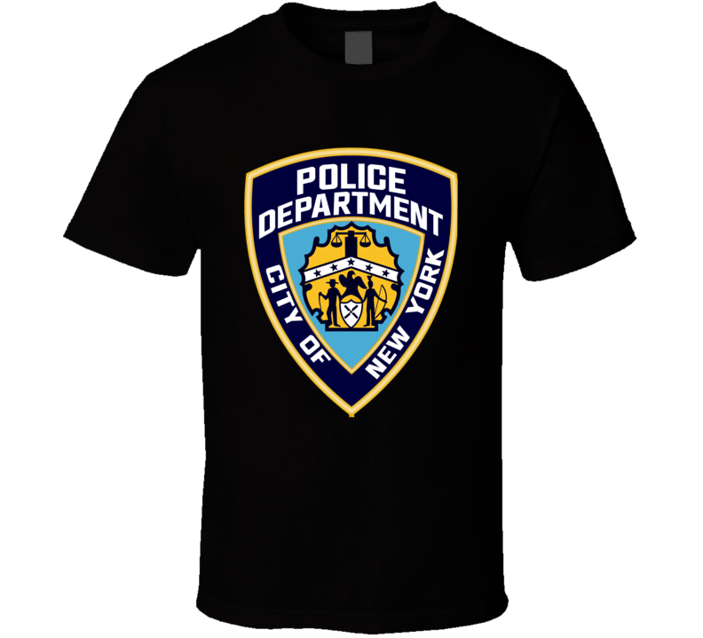 Police Dept New York City Badge Replica Prop Costume T Shirt