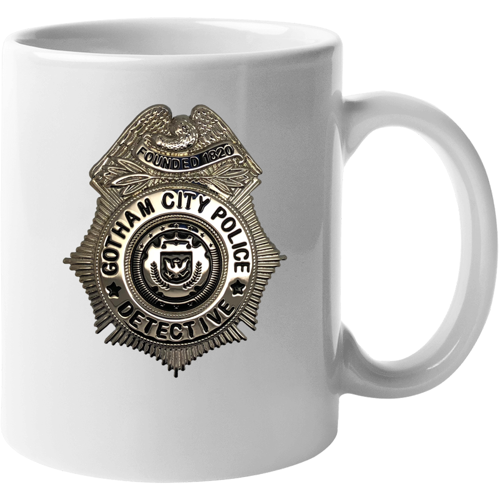 Gotham City Police Badge Replica Prop Costume Batman Cool Mug Mug