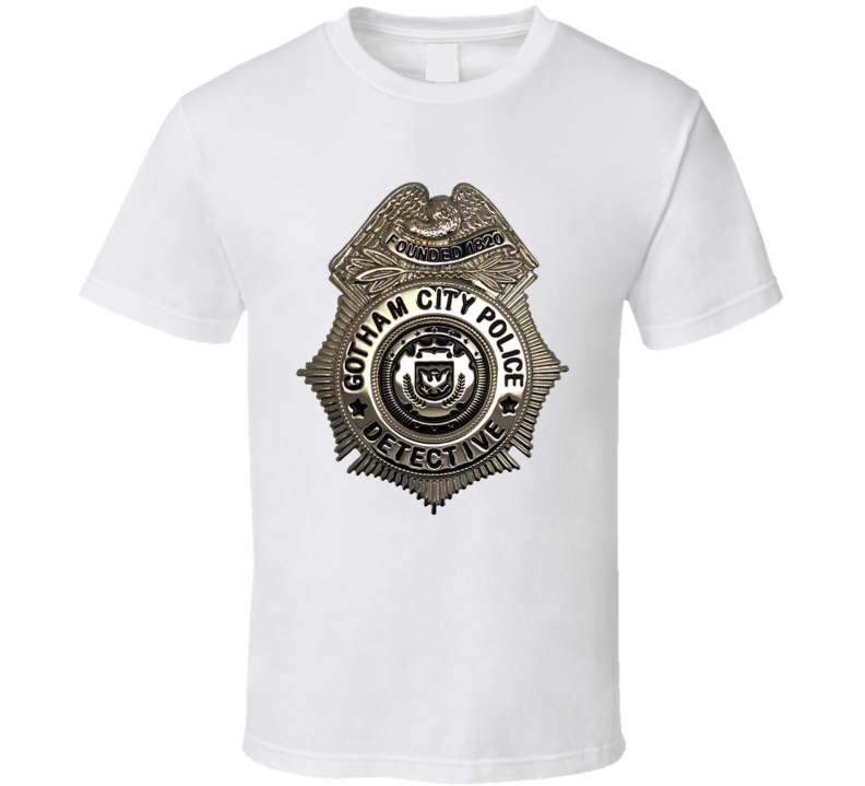 Gotham City Police Badge Replica Prop Costume Batman Cool T Shirt