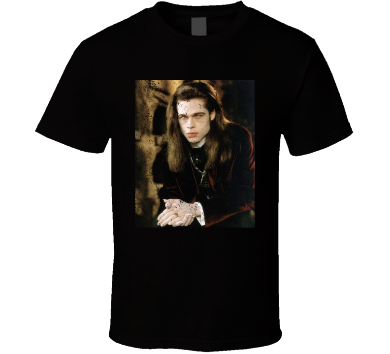 Brad Pitt Interview With A Vampire Gothic Movie T Shirt