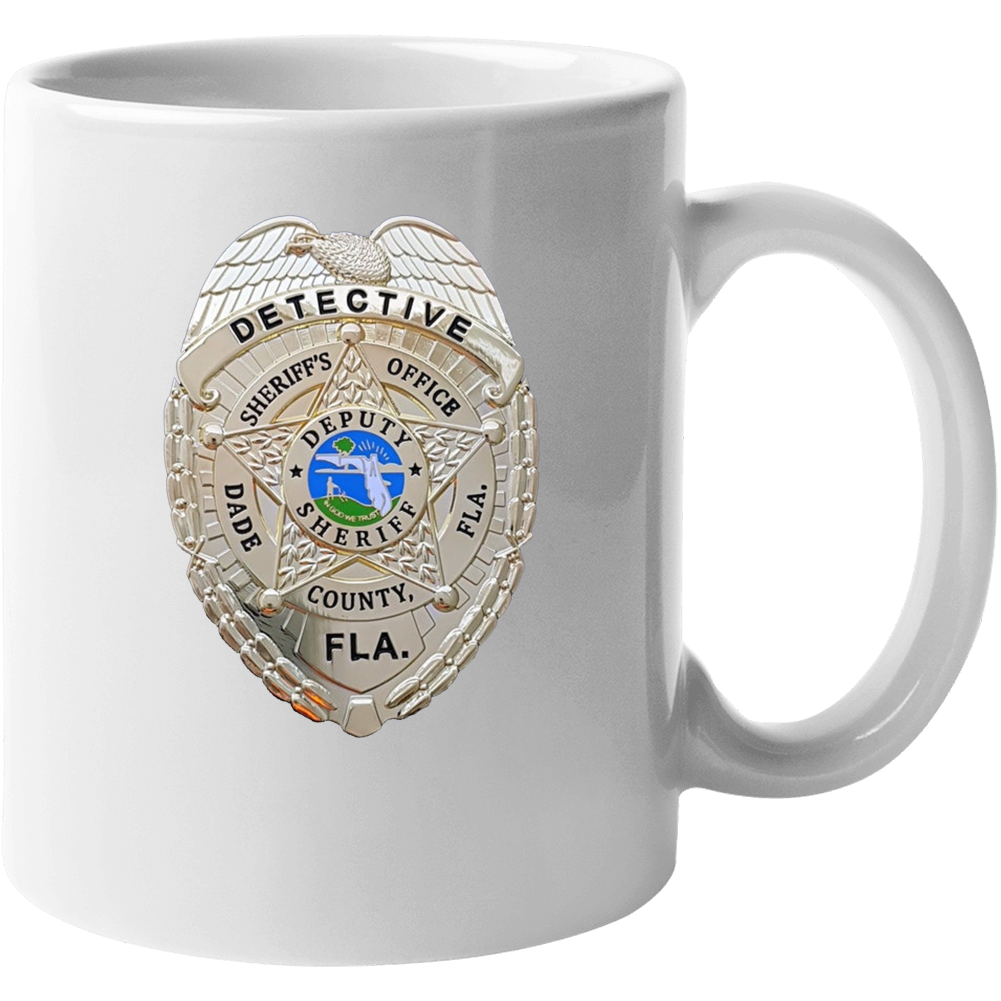 Detective Dade County Florida Desk Prop Cool Coffee Mug Mug