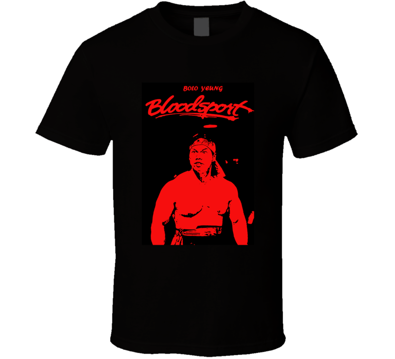 Bolo Yeung Chinese Bloodsport Movie Fan T Shirt