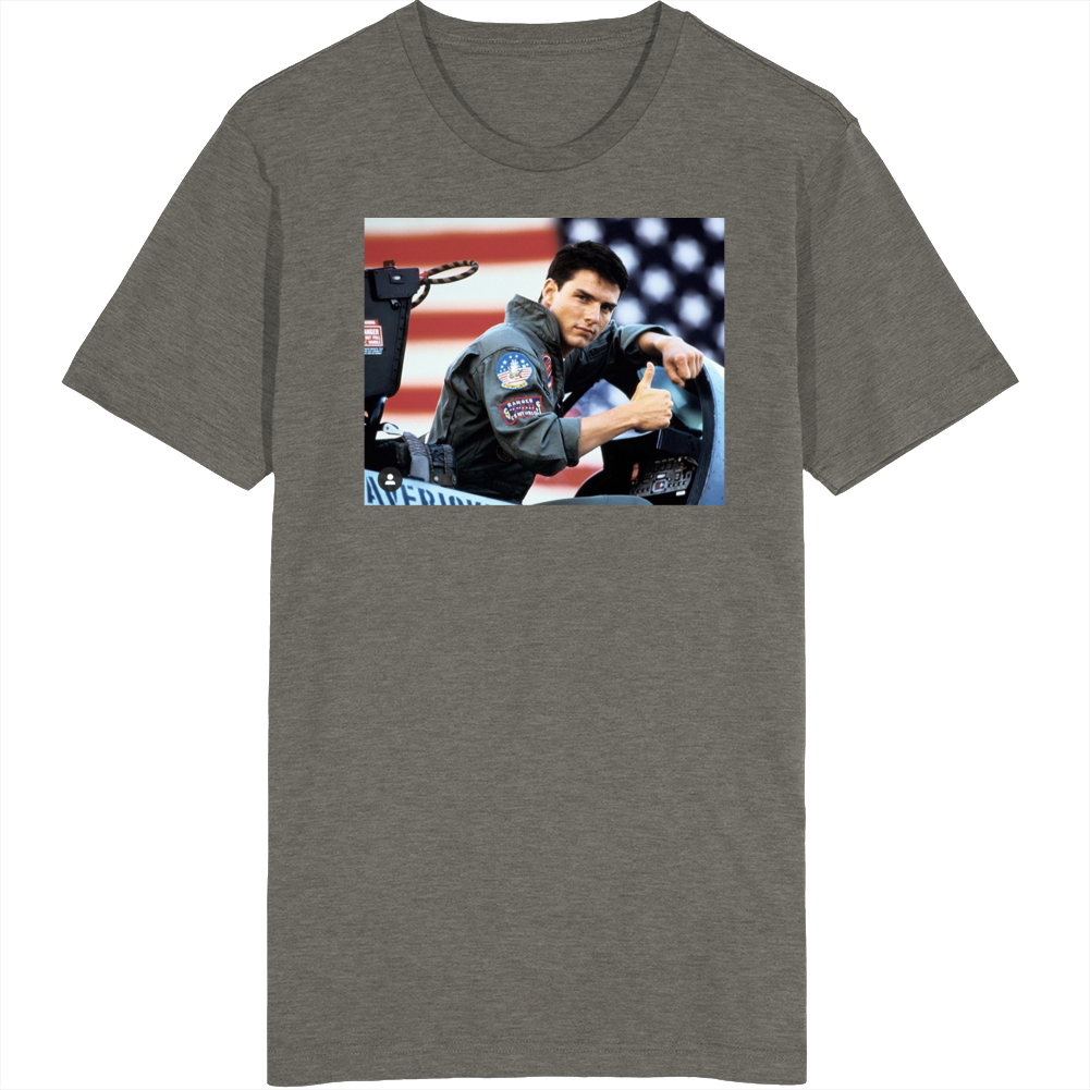 Tom Cruise Top Gun 80s Movie Fan T Shirt