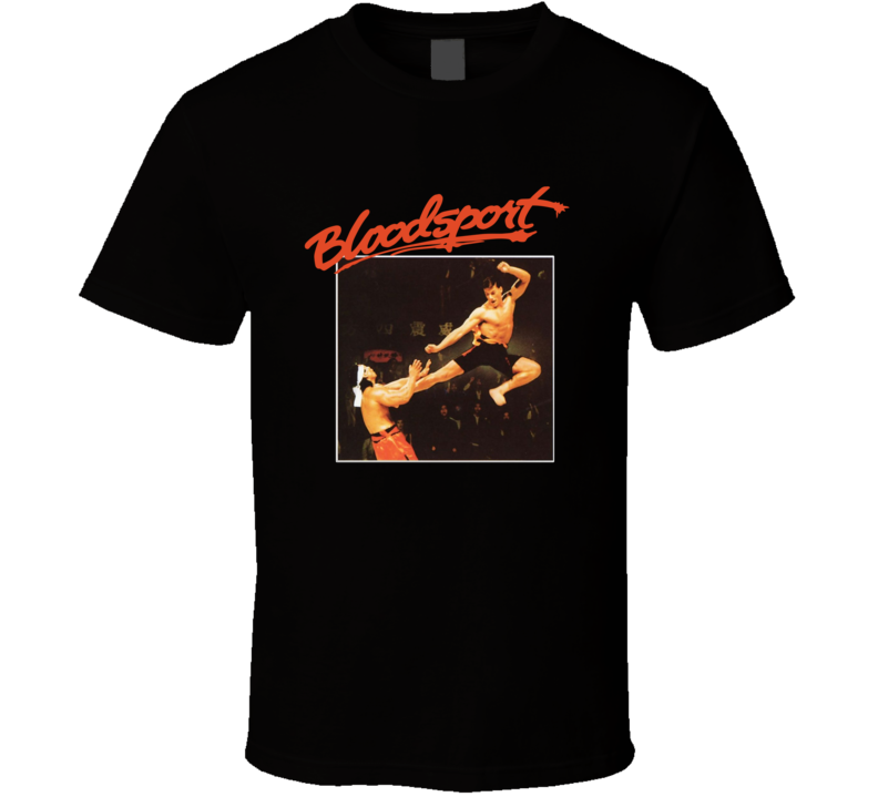 Bloodsport Van Damme Fan Movie Retro T Shirt