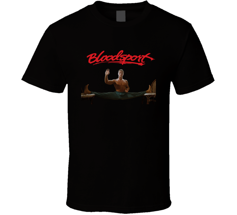 Bloodsport Jean Claude Van Damme Movie Action Fan T Shirt