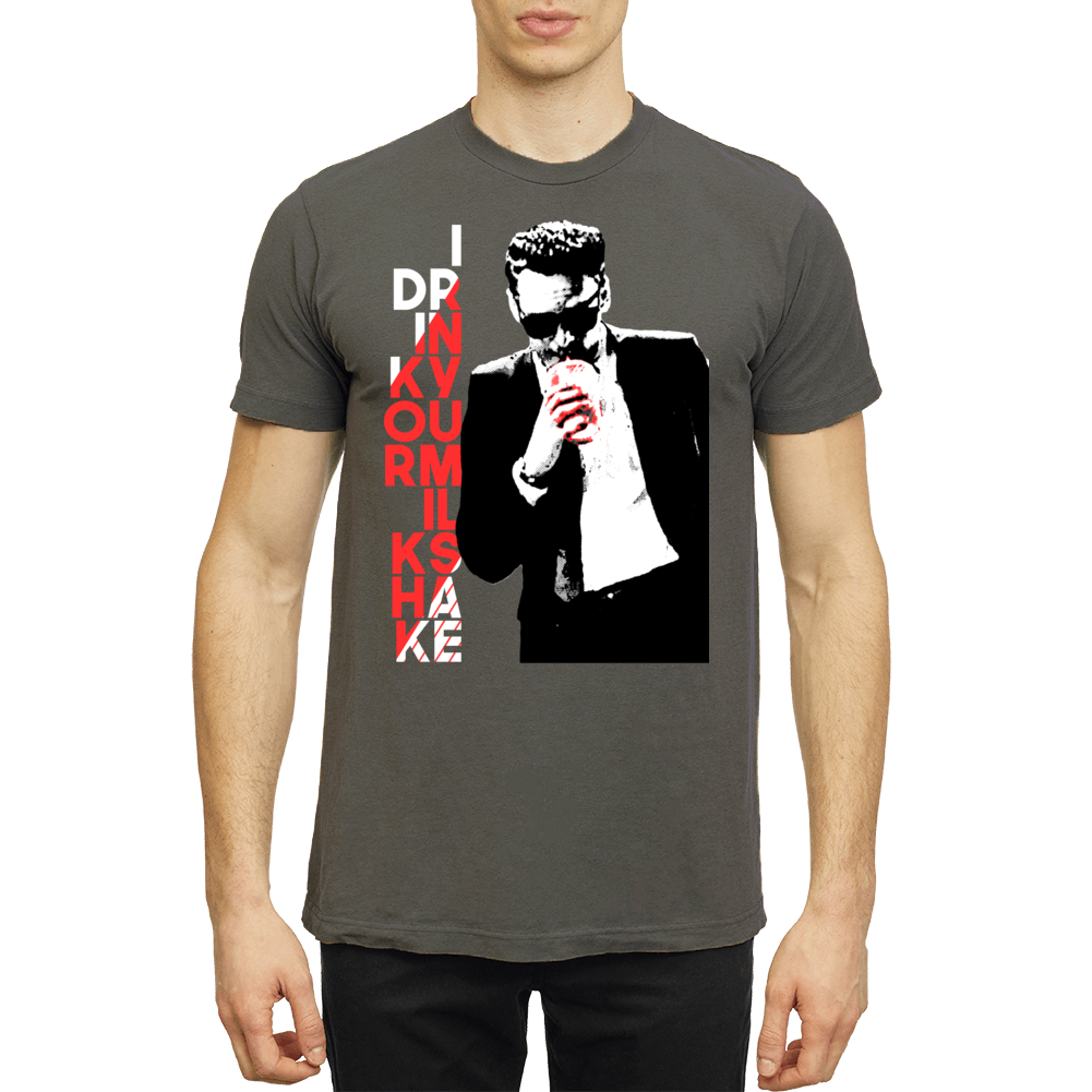 I Drink Your Milkshake Parody Mr Blonde Blood Funny Movie T Shirt