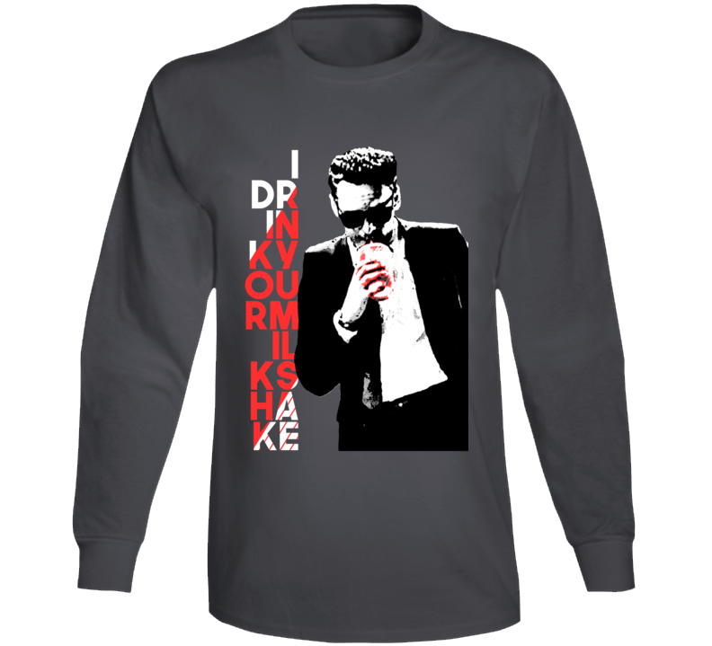 I Drink Your Milkshake Parody Mr Blonde Blood Funny Movie Long Sleeve