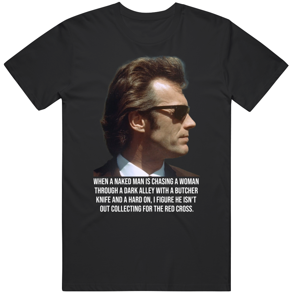 Dirty Harry Quote Funny 70s Movie Fan T Shirt