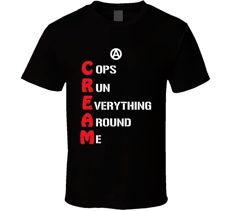 Cream Cops Rule Parody T Shirt