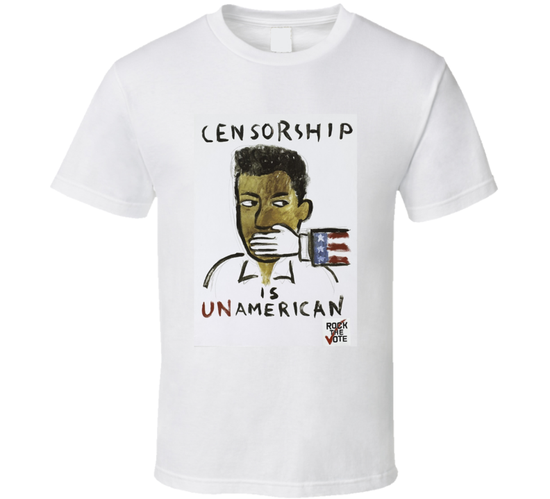 Censorship Is Un-american Usa Pride Retro 90s T Shirt