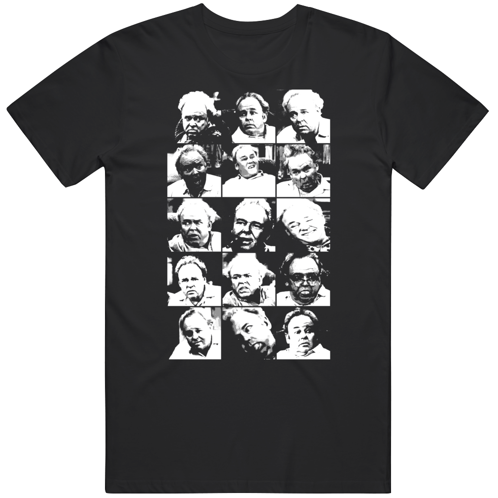 Archie Bunker  All In The Family Funny Fan T Shirt