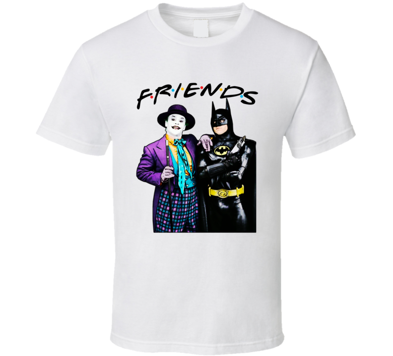 Batman Joker Friends Batman 80s Movie Classic Fan Parody T Shirt