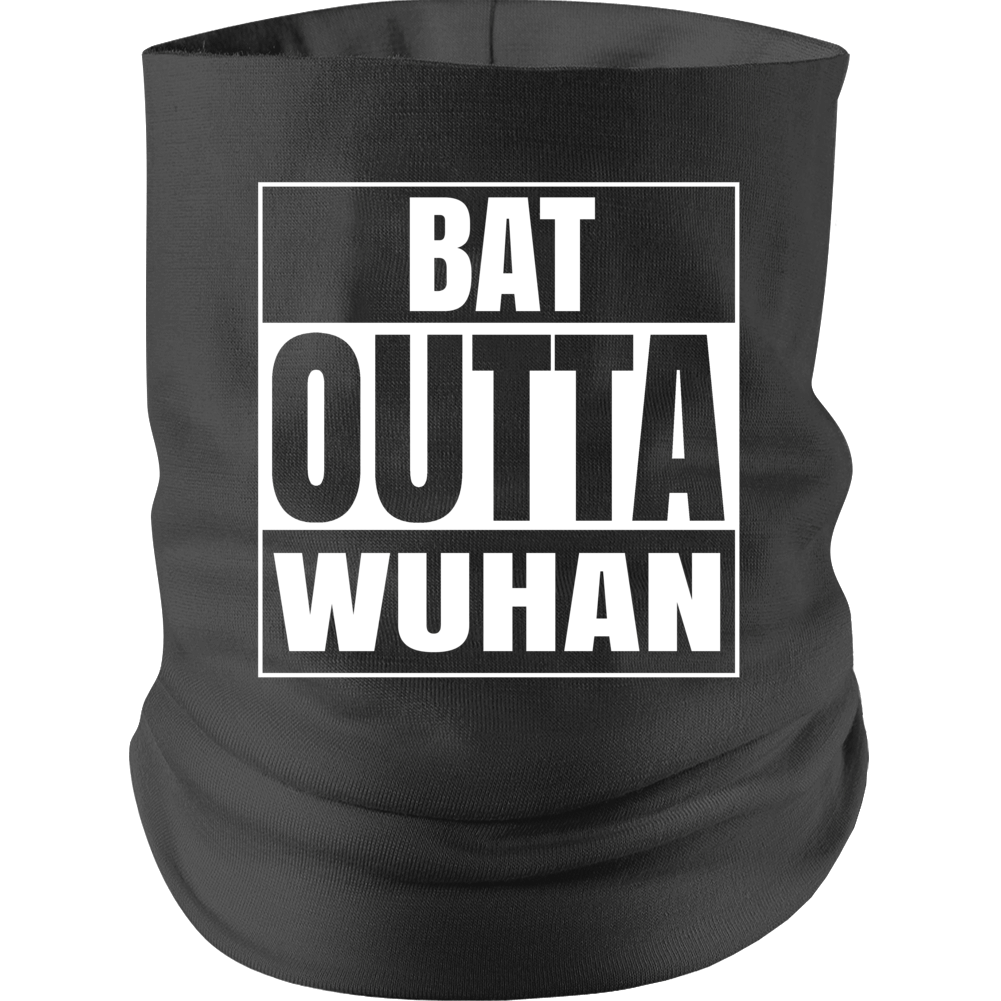 Bat Outta Wuhan City Funny Parody Neck gaiter