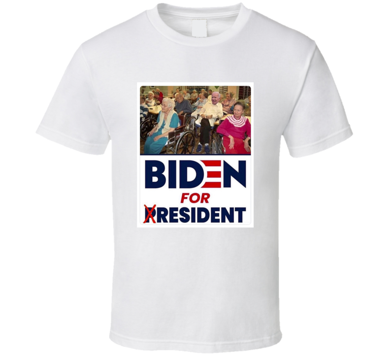 Biden For Resident Funny Parody Usa Fan T Shirt